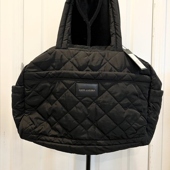 Marc Jacobs Quilted Nylon Large Weekender NWT - Picture 2 of 13